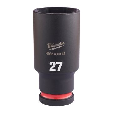 Milwaukee 4932480345 Hex Socket Shw 1/2 Deep 27mm-1pc