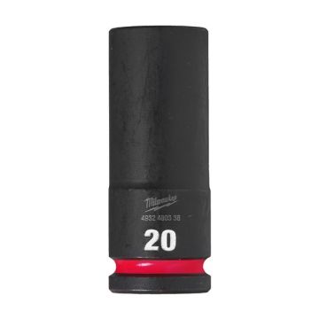 Milwaukee 4932480338 Hex Socket Shw 1/2 Deep 20mm-1pc