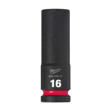 Milwaukee 4932480334 Hex Socket Shw 1/2 Deep 16mm-1pc