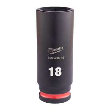 Milwaukee 4932480292 18mm 3/8 Impact Socket Deep-1pc Ne