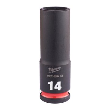 Milwaukee 4932480288 14mm 3/8 Impact Socket Deep-1pc Ne
