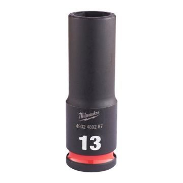 Milwaukee 4932480287 13mm 3/8 Impact Socket Deep-1pc Ne
