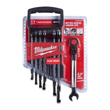Milwaukee 4932478557 Maxbite Flex Spanner Set 8-17mm 7pc