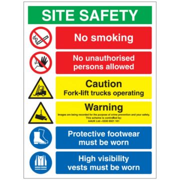 Signs & Labels Y4142900 External Site Signage 600mm x 400mm