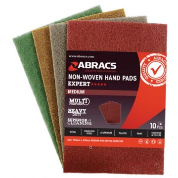 ABRACS Hand Pads 150 x 230mm Maroon (Medium) PK 10 WB22