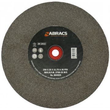 ABRACS Bench Grind Wheel AL/OX 150x20mm P80 WCD32