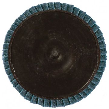 ABRACS 50mm Quick-Lock Zirc Flap Disc P60 PK 25 WQD186