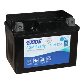 Exide AGM12-4 AGM Motorcycle Battery