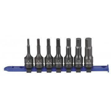 Carlyle 7pc 3/8dr Hex Impact Socket Set 61-0214