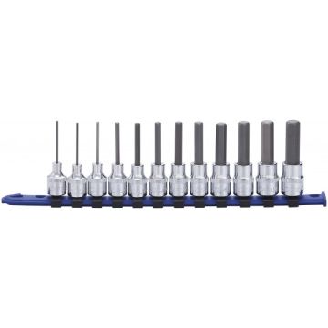 Carlyle 12pc 3/8dr Hex Metric Socket Set BSH3812M