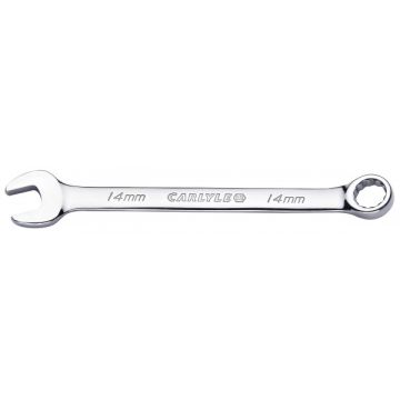 Carlyle 14mm 12 Pt Full Polish Combo Wrench CWFP114M