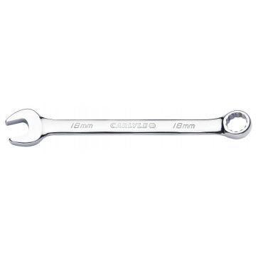 Carlyle 18mm 12 Pt Full Polish Combo Wrench CWFP118M