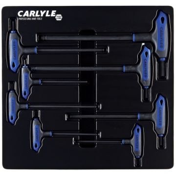 Carlyle 8 Pc L Handle Hex Ball Key Set Metric LHHBS8M