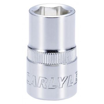 Carlyle 1/2dr 14mm 6pt Chrome Socket S12014M