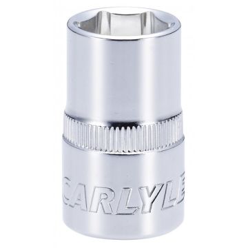 Carlyle 1/2dr 15mm 6pt Chrome Socket S12015M