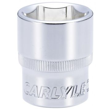 Carlyle 1/2dr 23mm 6pt Chrome Socket S12023M