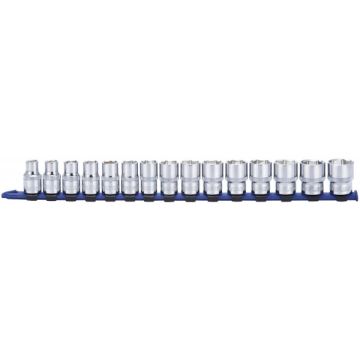 Carlyle 15pc 1/2dr 6pt Socket Set 10-24mm SS12015M