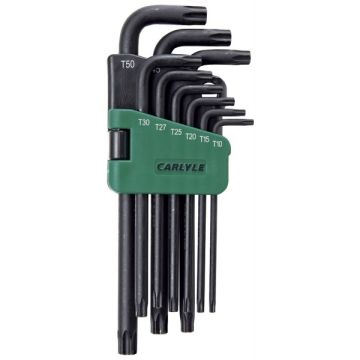 Carlyle 9 Pc Magnetic Torx Key Set TKMS9