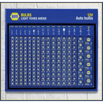 NAPA NBUS175 12V SINGLE BOX BULB STAND