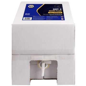 NAPA NBF3020 Dot 4 Brake Fluid - Bag In A Box 20l