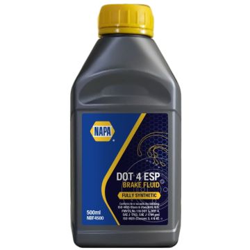 NAPA NBF4500 Dot 4 Brake Fluid Esp 500ml