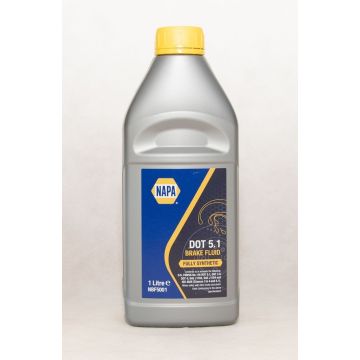 NAPA NBF5001 Dot 5.1 Brake Fluid 1l