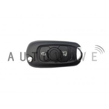 Autowave AUTRK0120 3 Button Flip Remote Vaux-Opel-Astra