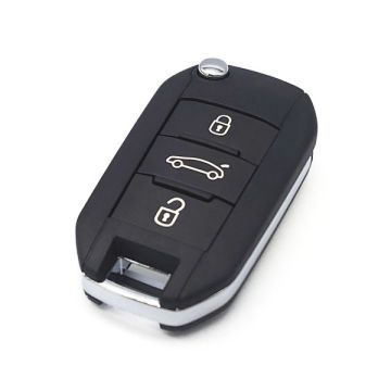 Autowave AUTRK0296 3 Button Flip Remote Id46 Peugeot