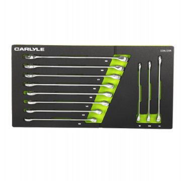 Carlyle CCWL1211M 11 Pc 12pt Long Combi Wrench Metric