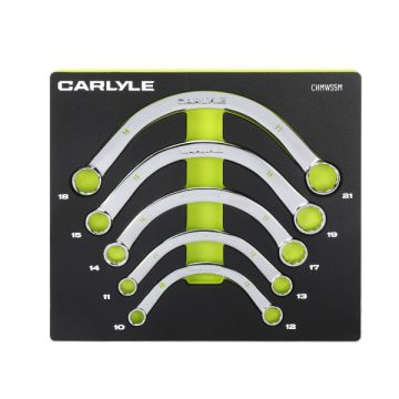 Carlyle CHMWS5M 5 Pc Metric Half Moon Set
