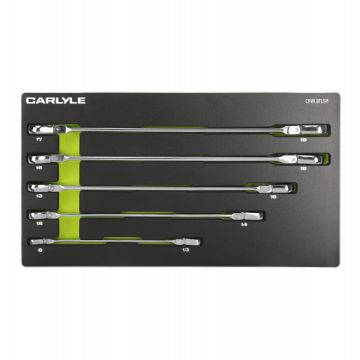 Carlyle CRWLBFL5M 5pc 12pt Flexi Ratchet Wrench 819mm