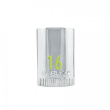 Carlyle CS38016M 3/8DR 16MM 6PT CHROME SOCKET