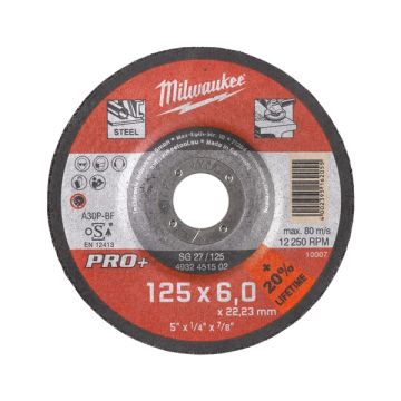 Milwaukee 4932451502 Metal Grinding Disc Pro Sg27 / 125