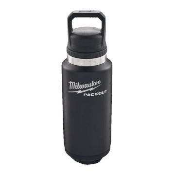 Milwaukee 4932493468 Packout Bottle 1065ml Chug Blk Lid