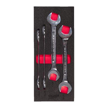 Milwaukee 4932493630 4pc Open Ended Spanner Set