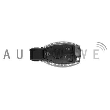 Autowave AUTRK0039 Chrome 3 Button Remote Mercedes