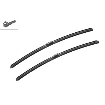 Bosch 3397009035 2x Wiper Blades (Pair) Flat / Aero type