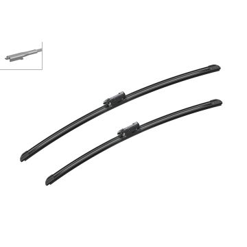 Bosch 3397007209 2x Wiper Blades (Pair) Flat / Aero type