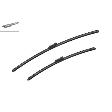 Bosch 3397007221 2x Wiper Blades (Pair) Flat / Aero type