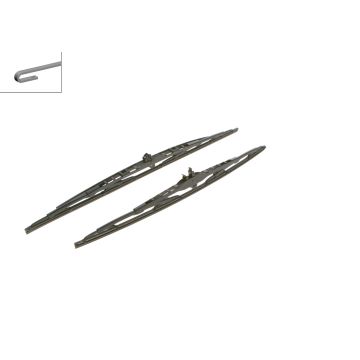 Bosch 3397001802 2x Wiper Blades (Pair)