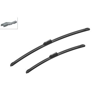 Bosch 3397007188 2x Wiper Blades (Pair) Flat / Aero type