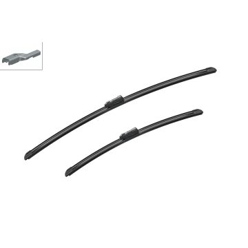 Bosch 3397007310 2x Wiper Blades (Pair) Flat / Aero type