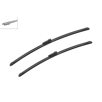 Bosch 3397007216 2x Wiper Blades (Pair) Flat / Aero type