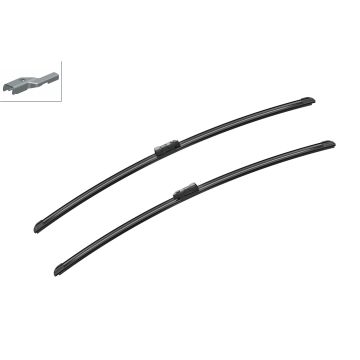 Bosch 3397007640 2x Wiper Blades (Pair) Flat / Aero type