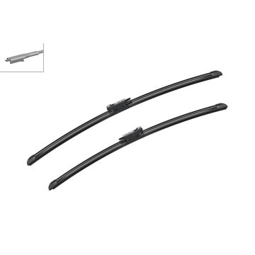 Bosch 3397007294 2x Wiper Blades (Pair) Flat / Aero type