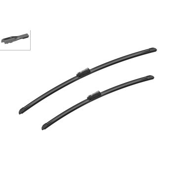 Bosch 3397007639 2x Wiper Blades (Pair) Flat / Aero type