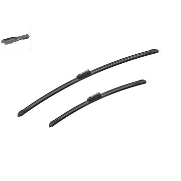 Bosch 3397007864 2x Wiper Blades (Pair) Flat / Aero type