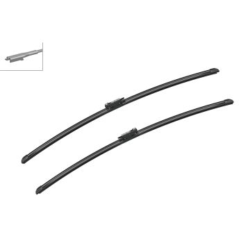 Bosch 3397014214 2x Wiper Blades (Pair) Flat / Aero type