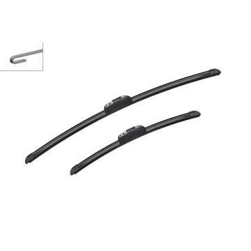 Bosch 3397014139 2x Wiper Blades (Pair) Flat / Aero type