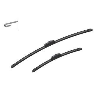 Bosch 3397014141 2x Wiper Blades (Pair) Flat / Aero type